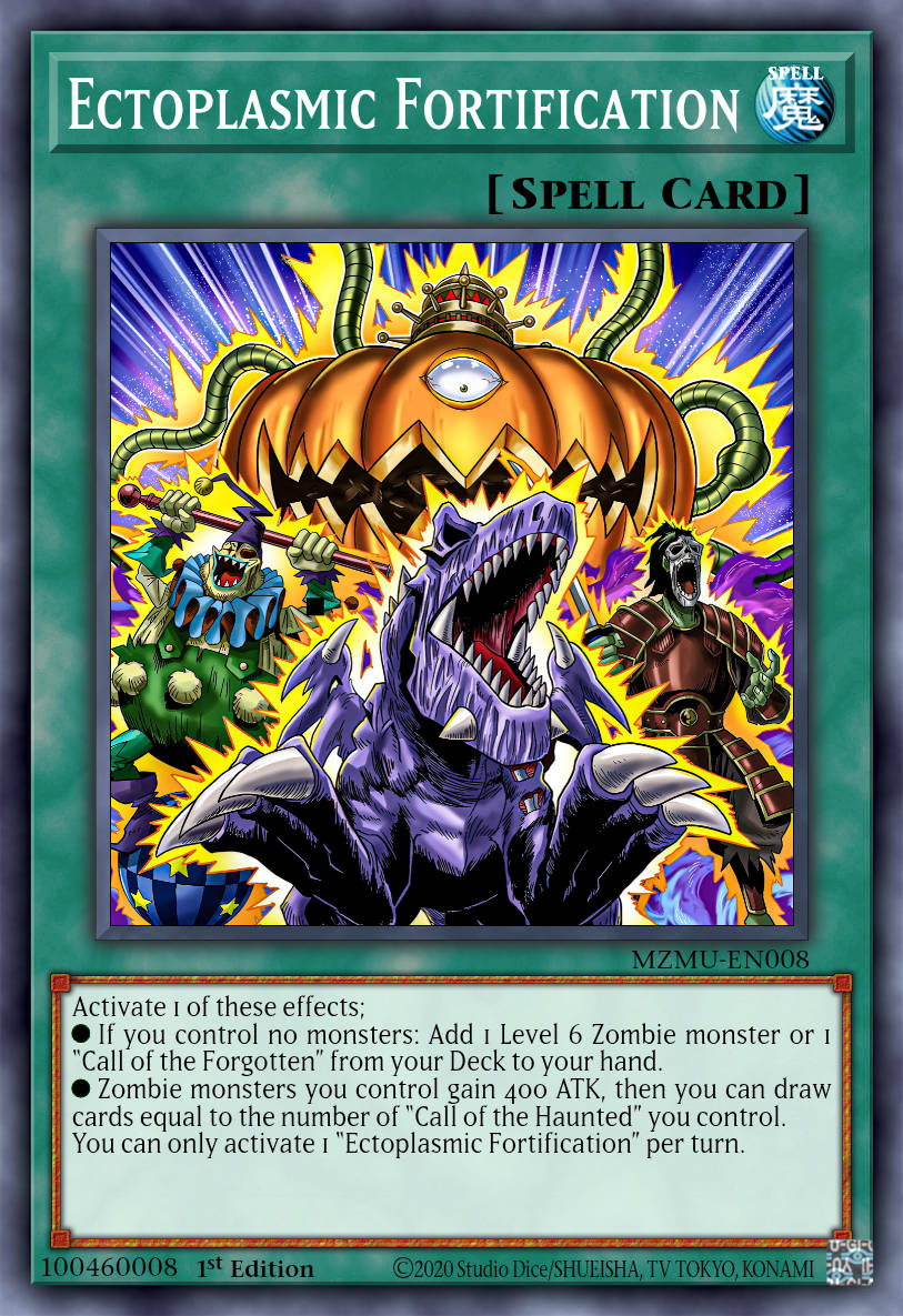 Ectoplasmic Fortification - MZMU-EN008 - 1st Edition - Secret Rare