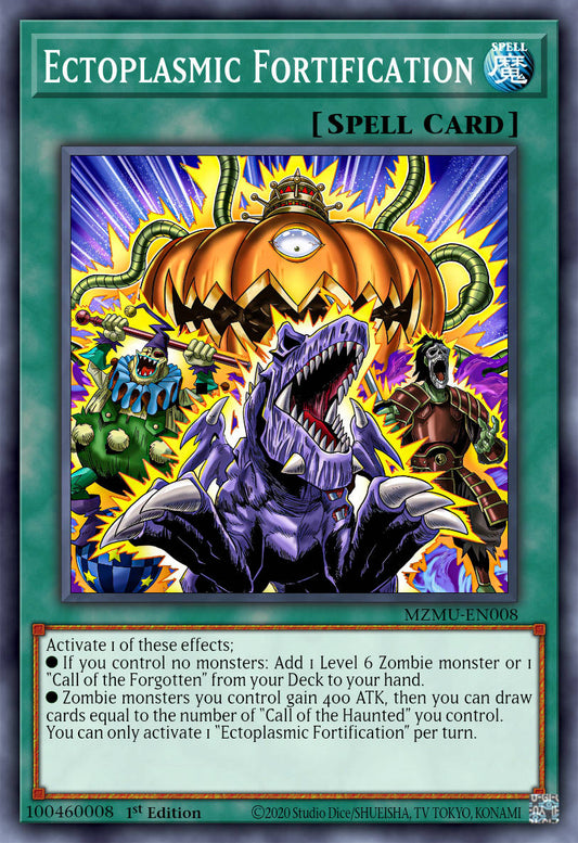 Ectoplasmic Fortification - MZMU-EN008 - 1st Edition - Secret Rare