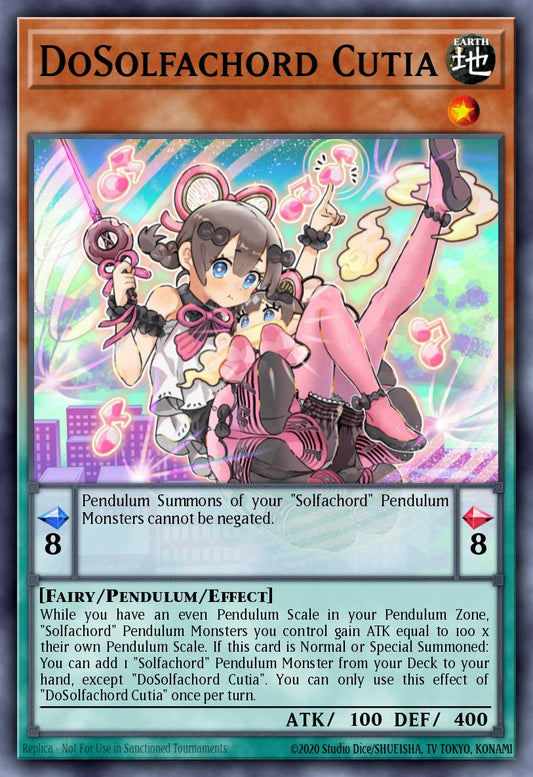 DoSolfachord Cutia - MZMU-EN095 - 1st Edition - Rare