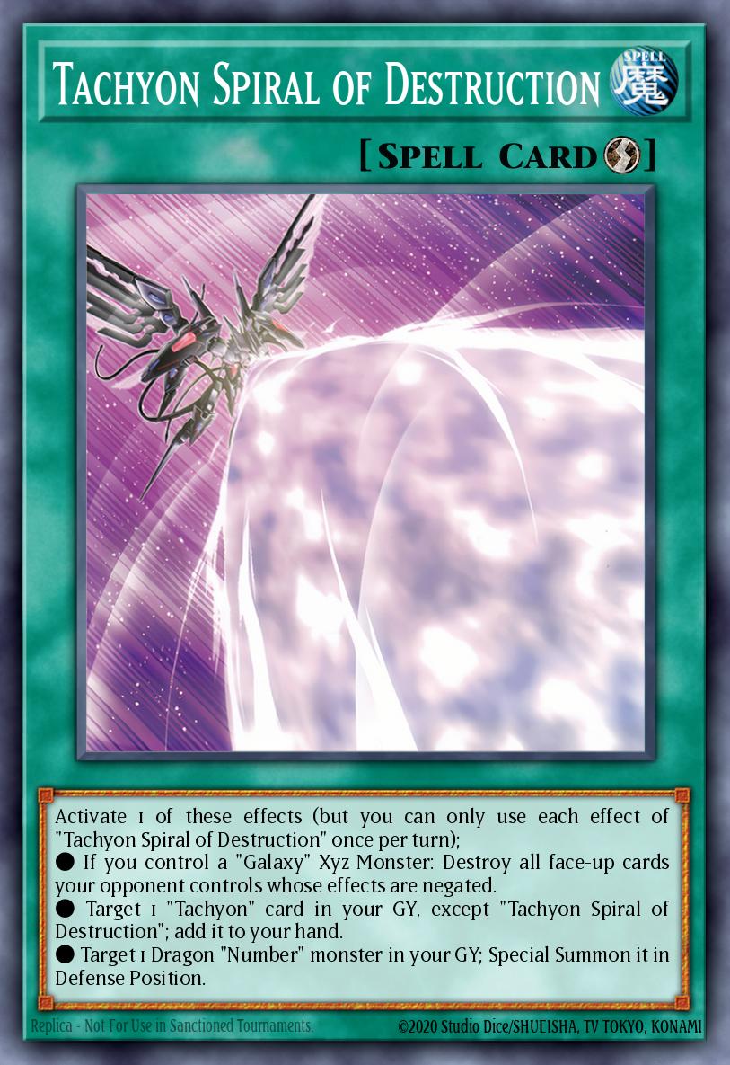 Tachyon Spiral of Destruction - MZTM-EN015 - 1st Edition - Rare