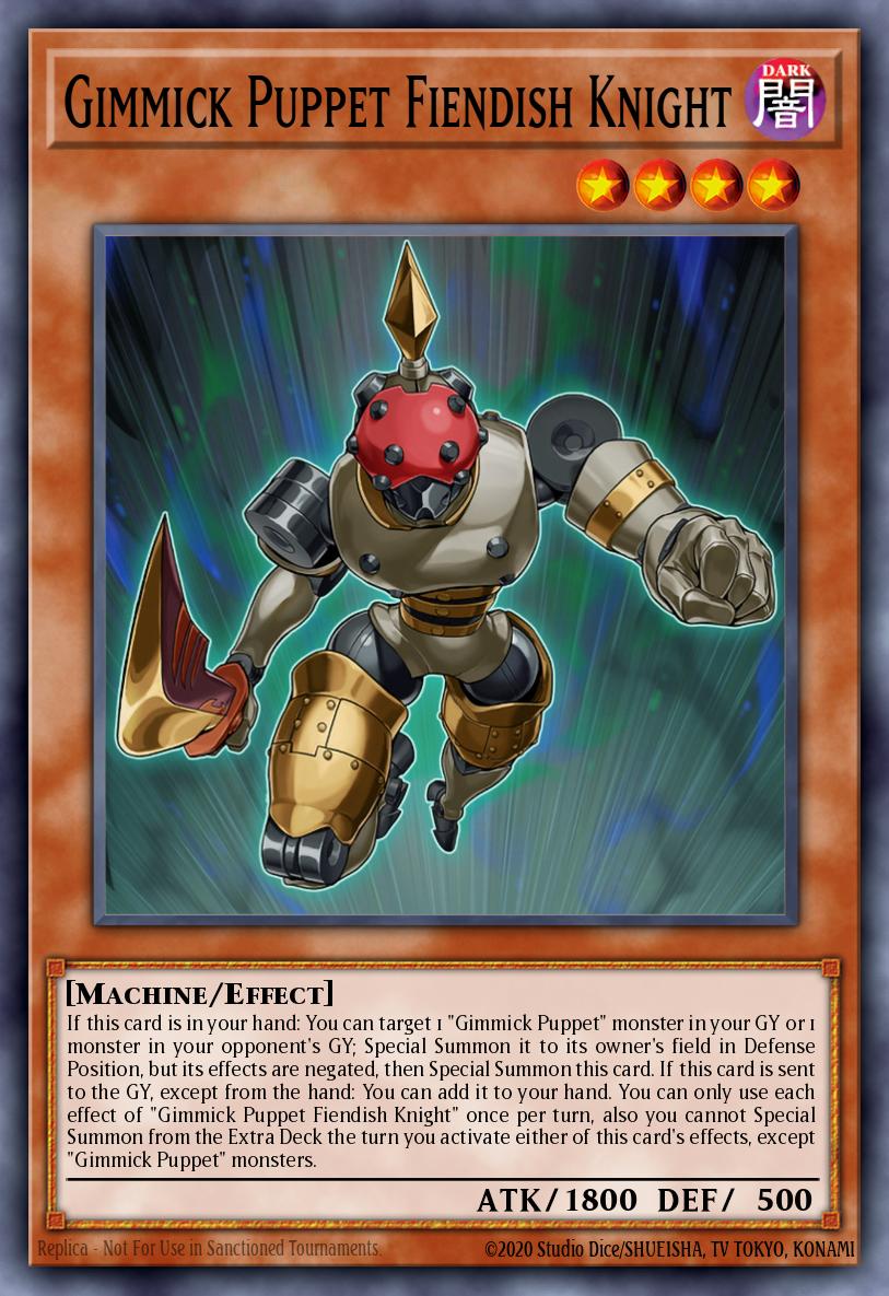 Gimmick Puppet Fiendish Knight - MZTM-EN047 - 1st Edition - Super Rare