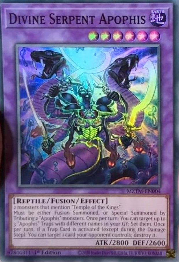 Divine Serpent Apophis - MZTM-EN004 - 1st Edition - Super Rare