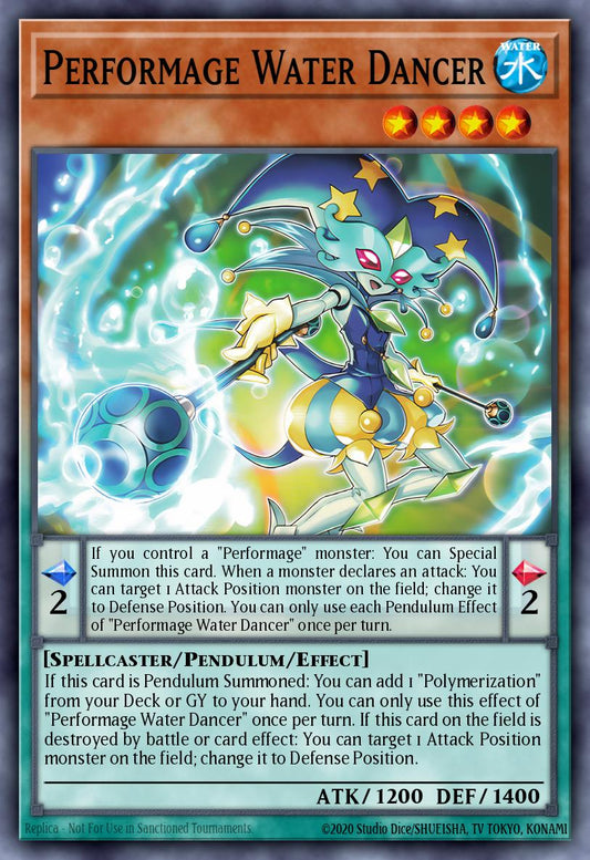 Performage Water Dancer - MZTM-EN050 - 1st Edition - Rare
