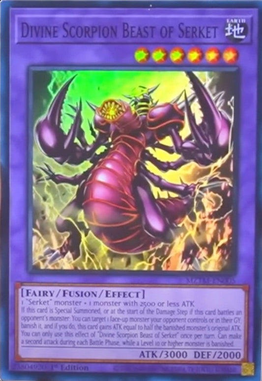 Divine Scorpion Beast of Serket - MZTM-EN005 - 1st Edition - Super Rare