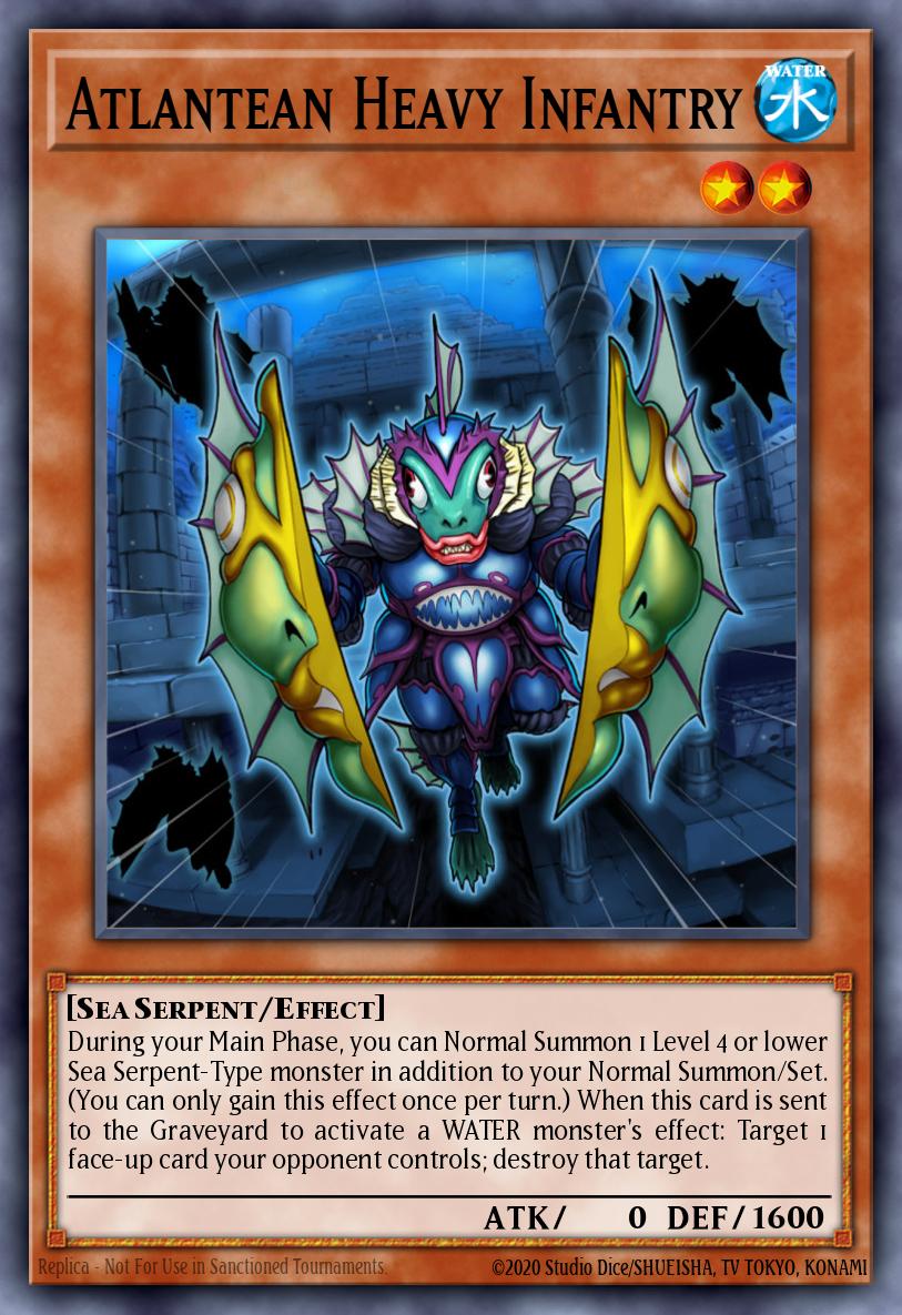 Atlantean Heavy Infantry - MZTM-EN073 - 1st Edition - Rare