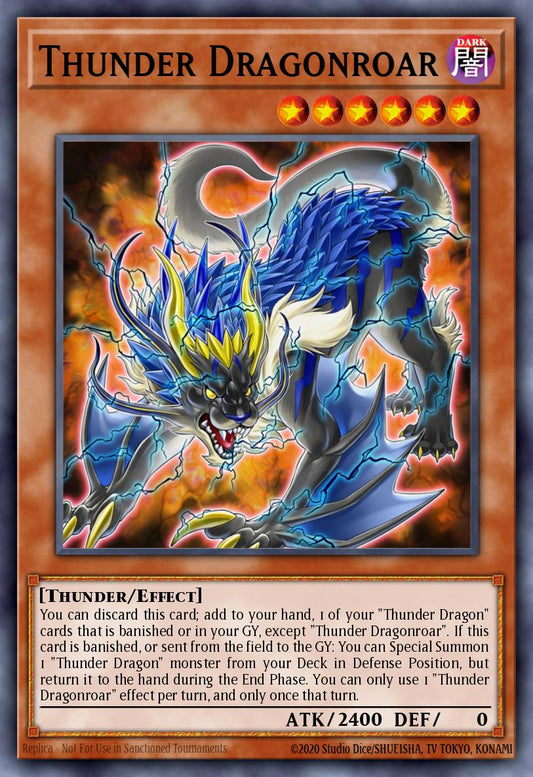 Thunder Dragonroar - MZTM-EN077 - 1st Edition - Rare