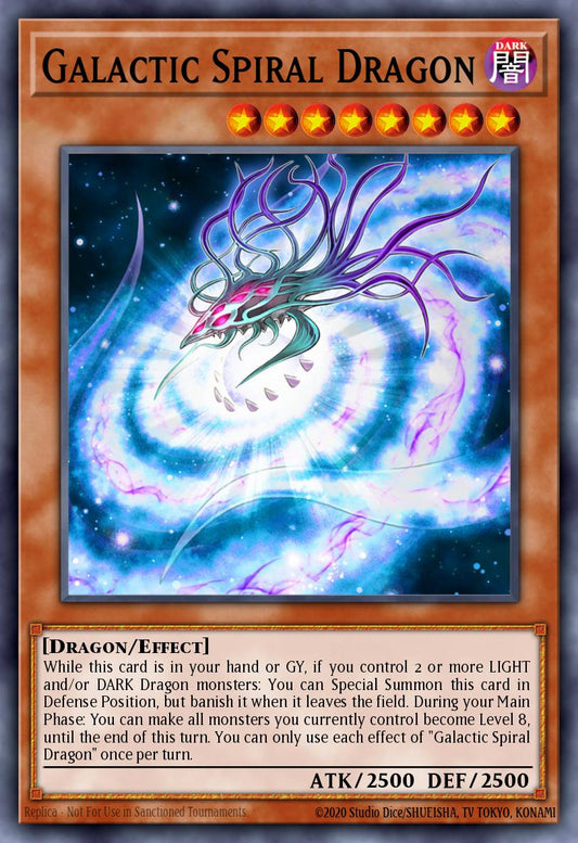 Galactic Spiral Dragon - MZTM-EN079 - 1st Edition - Rare