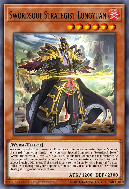 Swordsoul Strategist Longyuan - MZTM-EN082 - 1st Edition - Rare