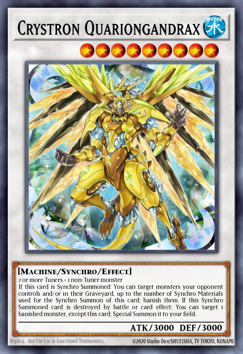 Crystron Quariongandrax - MZTM-EN087 - 1st Edition - Rare