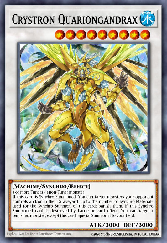 Crystron Quariongandrax - MZTM-EN087 - 1st Edition - Rare
