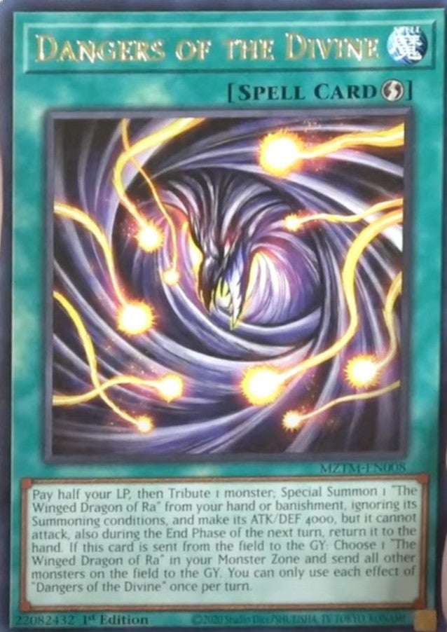 Dangers of the Divine - MZTM-EN008 - 1st Edition - Rare