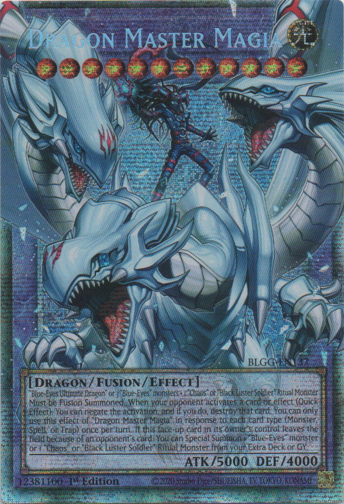 Dragon Master Magia (extended art) - BLGG-EN137 - 1st Edition - Starlight Rare