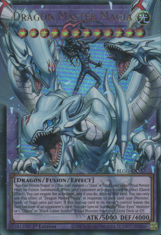 Dragon Master Magia (extended art) - BLGG-EN137 - 1st Edition - Ultra Rare