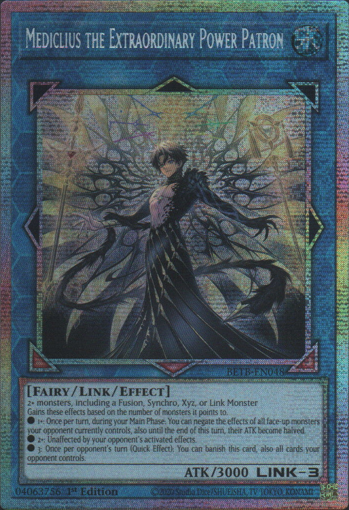 Mediclius the Extraordinary Power Patron - BETB-EN048 - 1st Edition - Starlight Rare