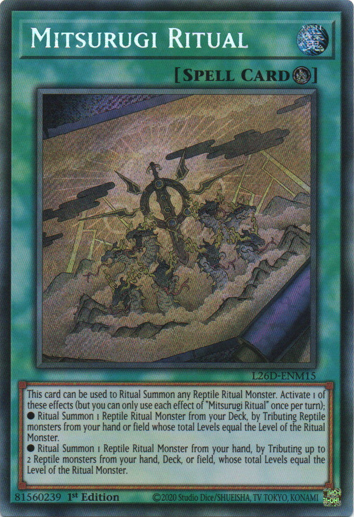 Mitsurugi Ritual - L26D-ENM15 - 1st Edition - Secret Rare
