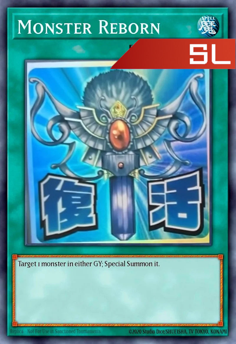 Monster Reborn (Variant Art) - RA05-EN108 - 1st Edition - Starlight Rare