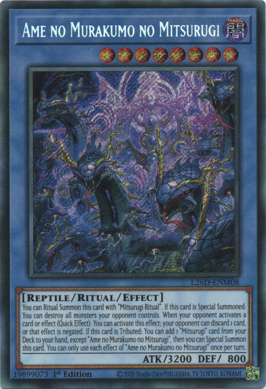 Ame no Murakumo no Mitsurugi - L26D-ENM08 - 1st Edition - Secret Rare