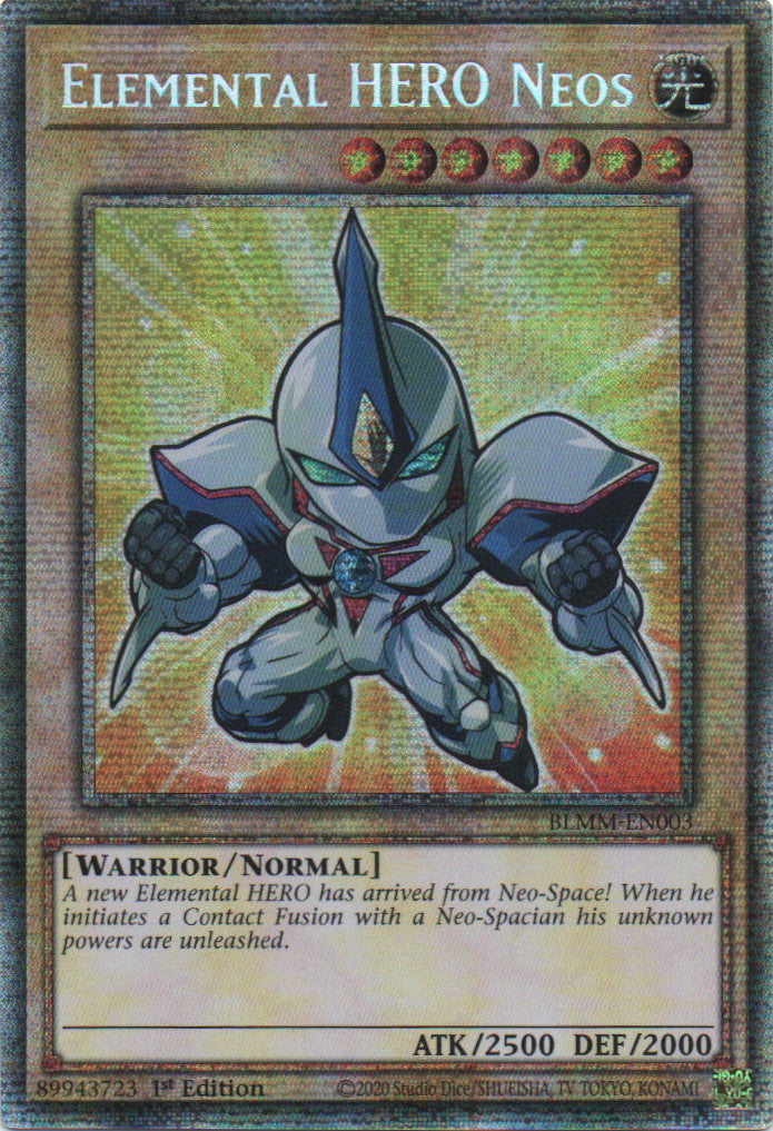 Elemental HERO Neos (Chibi Artwork) - BLMM-EN003 - 1st Edition - Starlight Rare