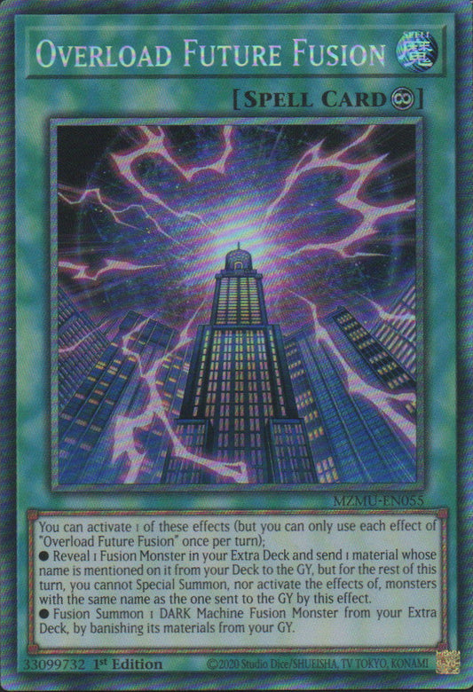 Overload Future Fusion - MZMU-EN055 - 1st Edition - Collector's Rare