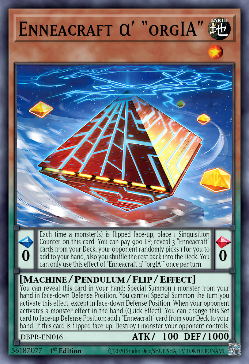 Proto Enneacraft – “orgIA” - PHRE-EN016 - 1st Edition - Super Rare