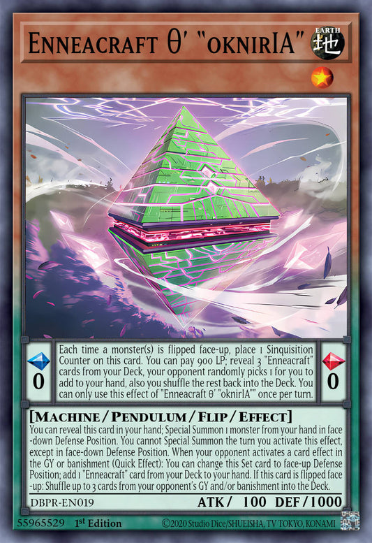 Enato Enneacraft – “oknirIA” - PHRE-EN019 - 1st Edition - Super Rare