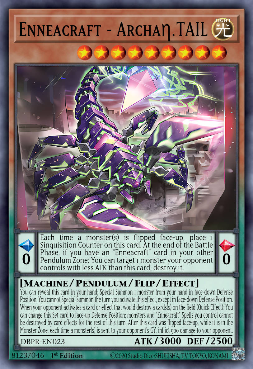 Enneacraft – Archa.TAIL - PHRE-EN023 - 1st Edition - Super Rare