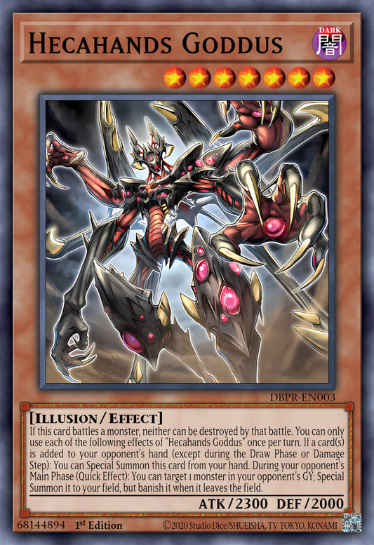 Hecahands Godos - PHRE-EN003 - 1st Edition - Rare