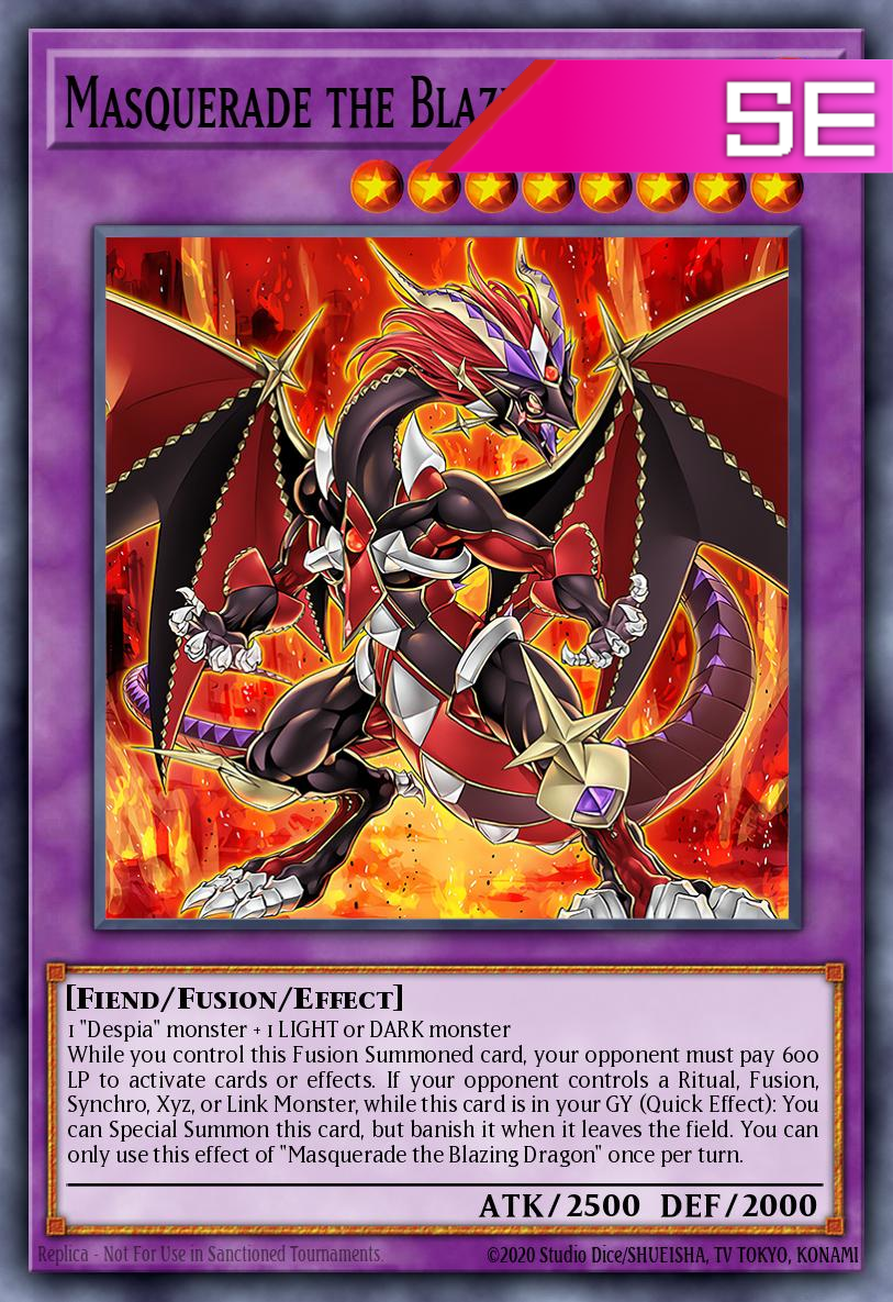 Masquerade the Blazing Dragon - RA02-EN022 - 1st Edition - Secret Rare