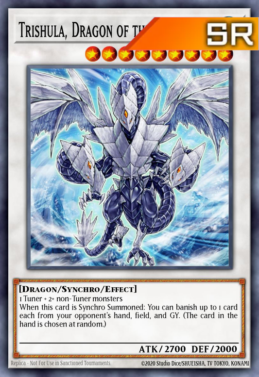 Trishula, Dragon of the Ice Barrier - RA02-EN026 - 1st Edition - Super Rare