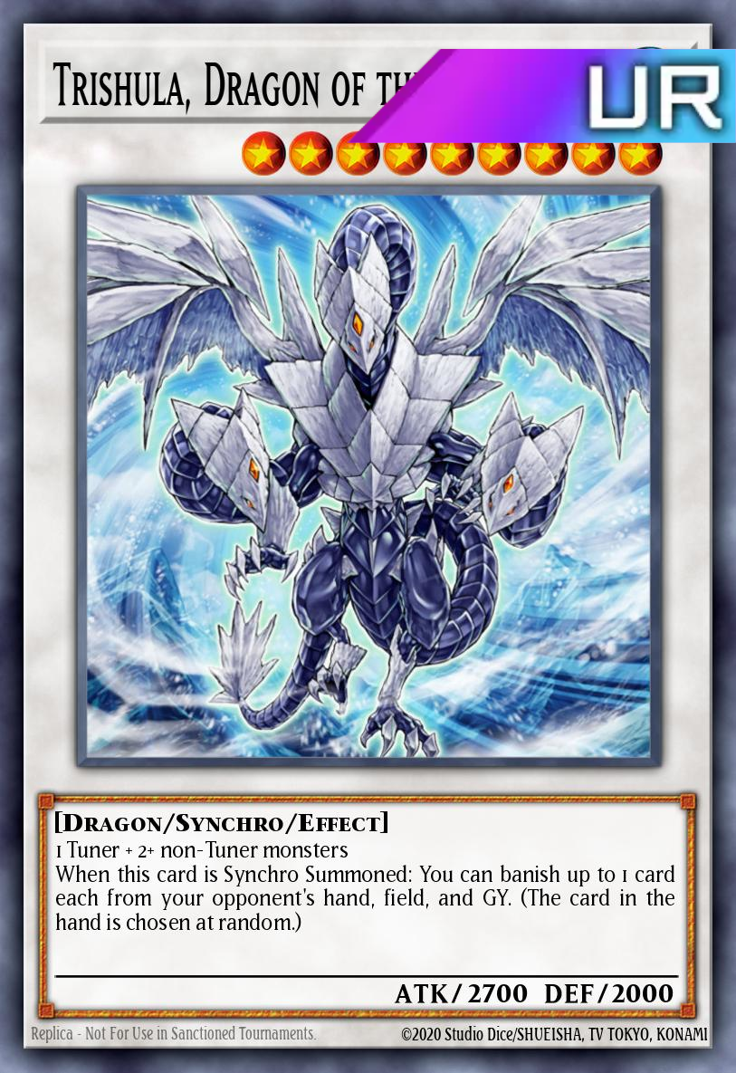 Trishula, Dragon of the Ice Barrier - RA02-EN026 - 1st Edition - Ultra Rare