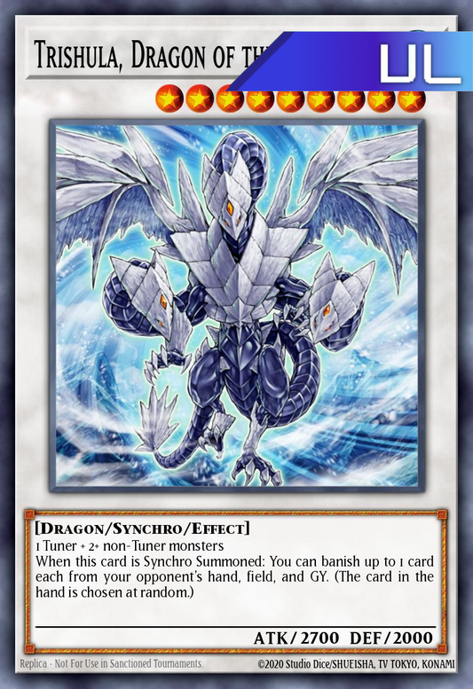 Trishula, Dragon of the Ice Barrier - RA02-EN026 - 1st Edition - Ultimate Rare