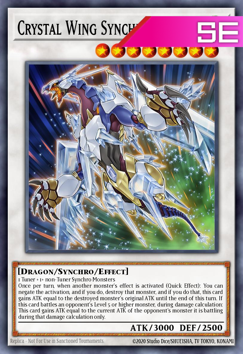 Crystal Wing Synchro Dragon - RA02-EN029 - 1st Edition - Secret Rare