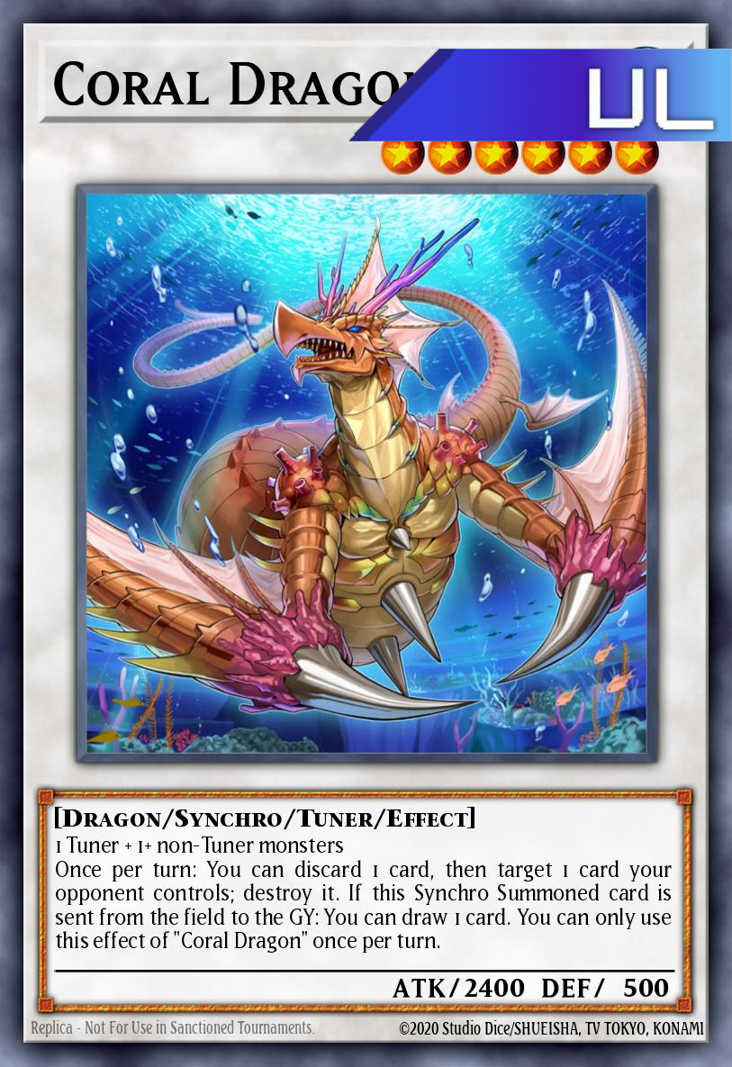 Coral Dragon - RA02-EN031 - 1st Edition - Ultimate Rare