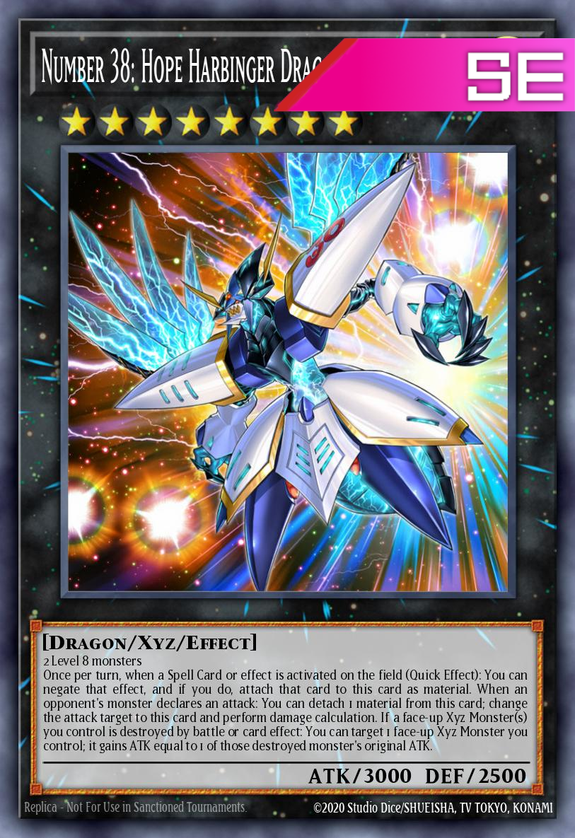 Number 38: Hope Harbinger Dragon Titanic Galaxy - RA02-EN036 - 1st Edition - Secret Rare