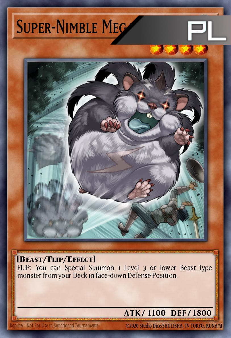 Super-Nimble Mega Hamster - RA02-EN004 - 1st Edition - Platinum Secret Rare