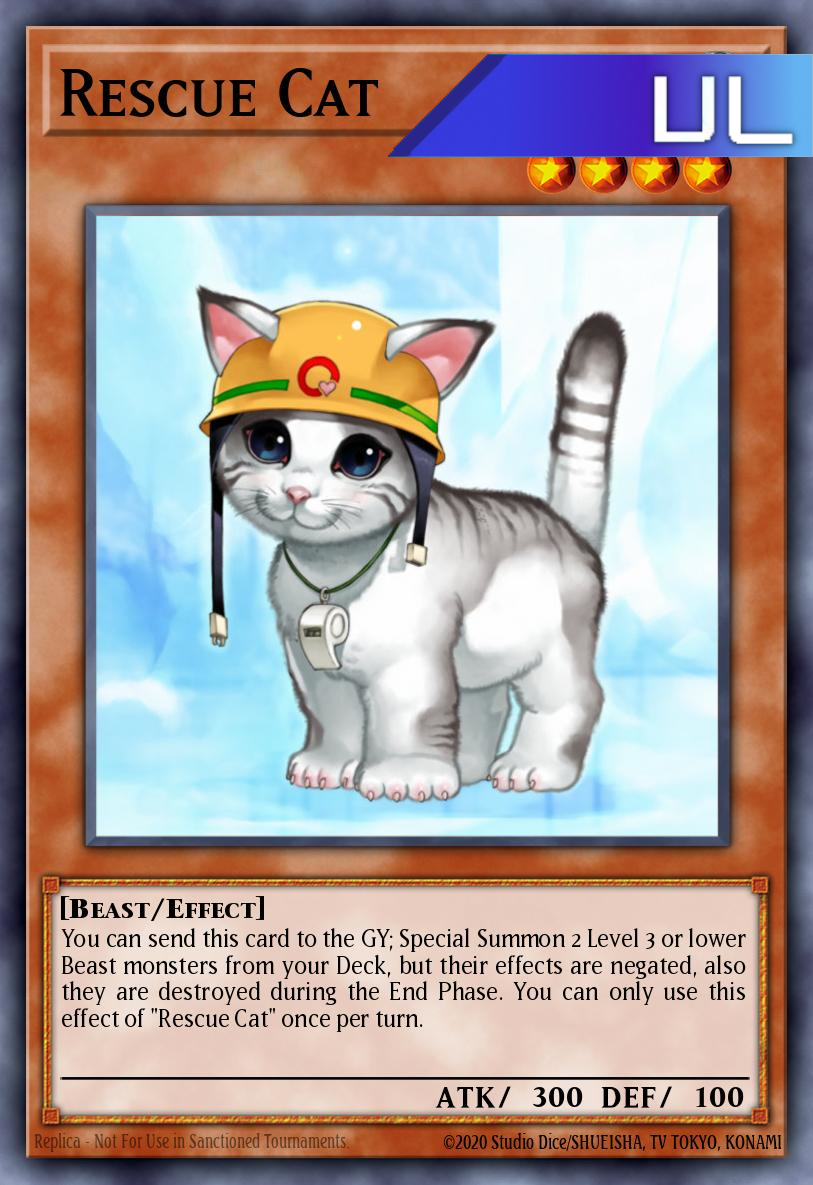 Rescue Cat - RA02-EN001 - 1st Edition - Ultimate Rare