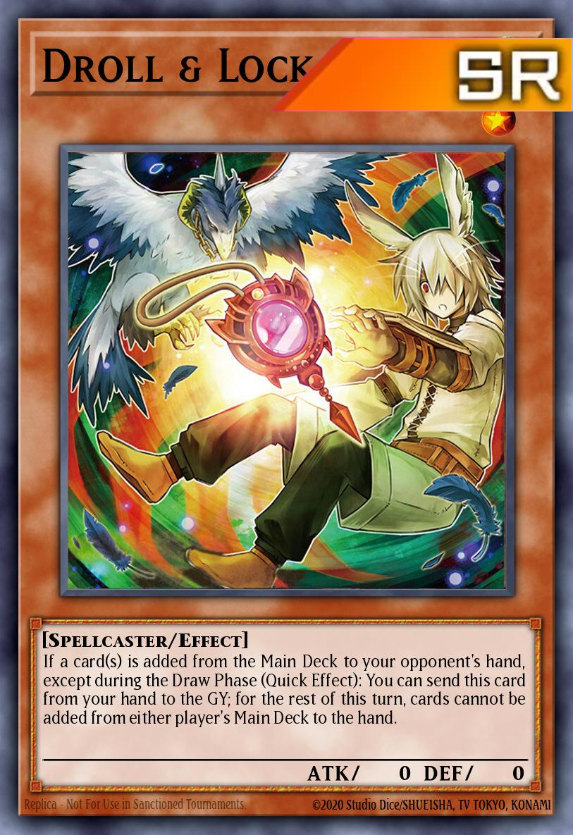 Droll & Lock Bird (alternate art) - RA02-EN006 - 1st Edition - Super Rare