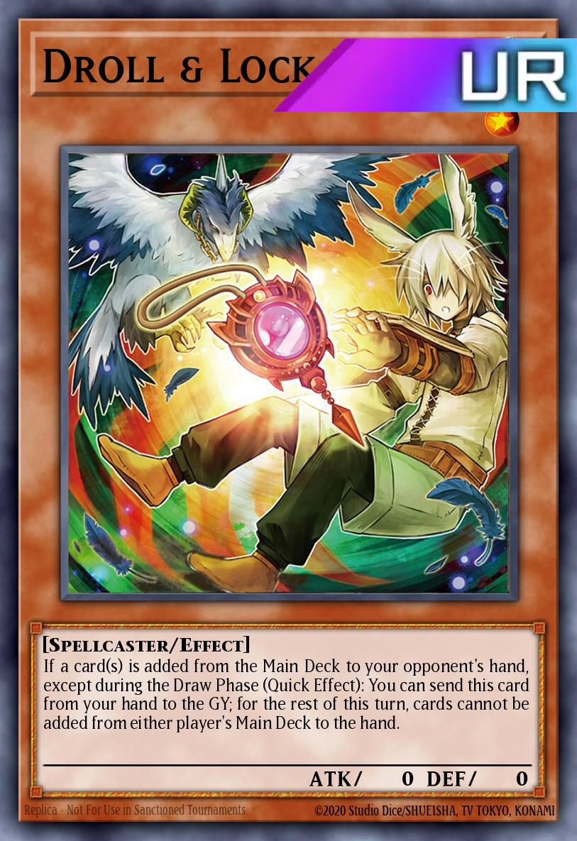 Droll & Lock Bird (alternate art) - RA02-EN006 - 1st Edition - Ultra Rare