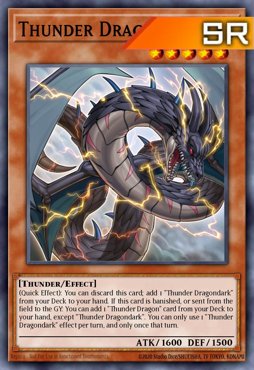 Thunder Dragondark - RA03-EN018 - 1st Edition - Super Rare