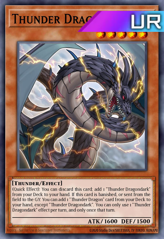 Thunder Dragondark - RA03-EN018 - 1st Edition - Ultra Rare