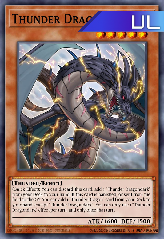 Thunder Dragondark - RA03-EN018 - 1st Edition - Ultimate Rare