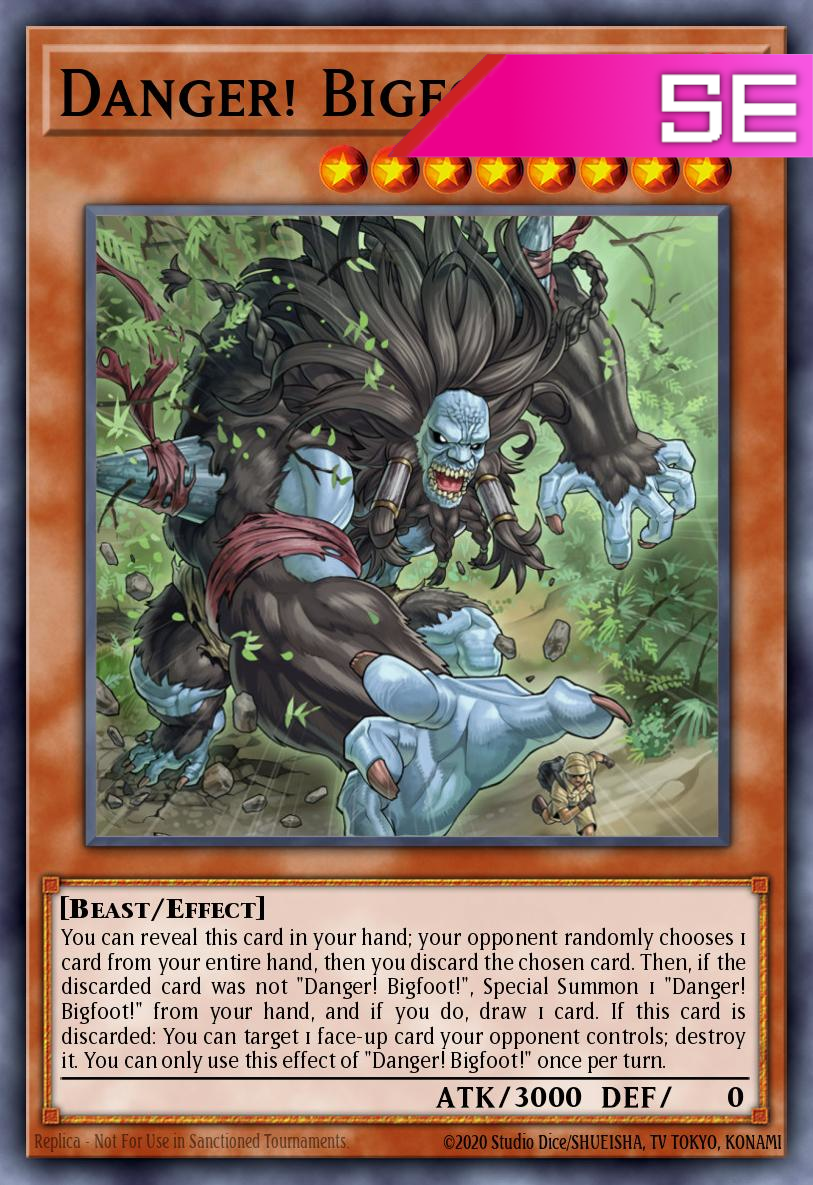 Danger! Bigfoot! - RA03-EN019 - 1st Edition - Secret Rare