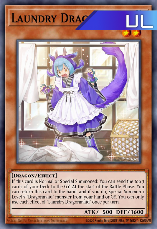 Laundry Dragonmaid - RA03-EN021 - 1st Edition - Ultimate Rare