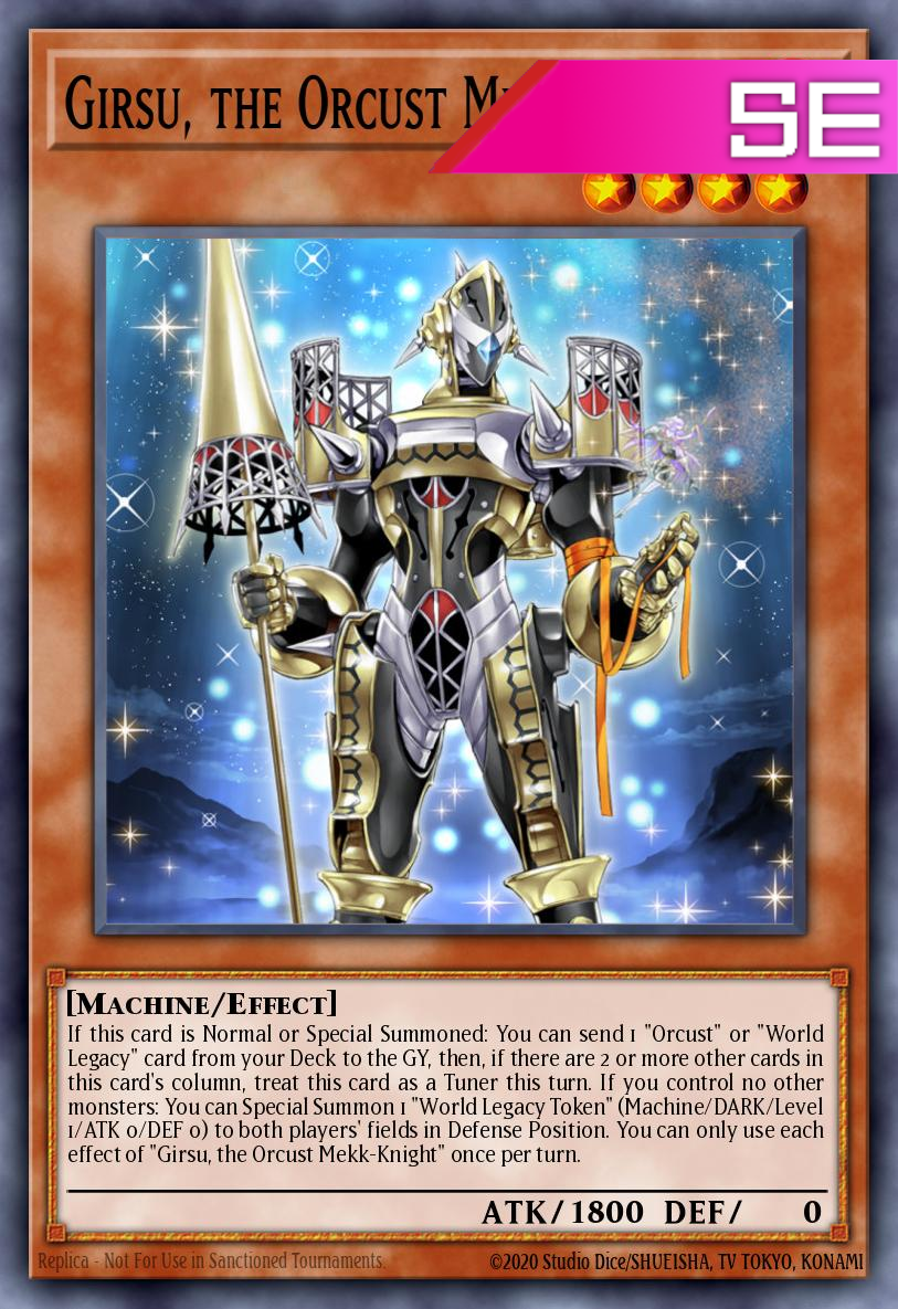 Girsu, the Orcust Mekk-Knight - RA03-EN026 - 1st Edition - Secret Rare