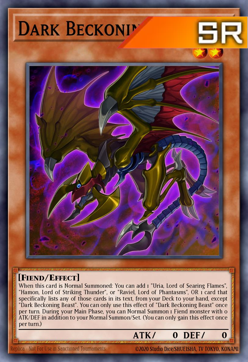 Dark Beckoning Beast - RA03-EN027 - 1st Edition - Super Rare