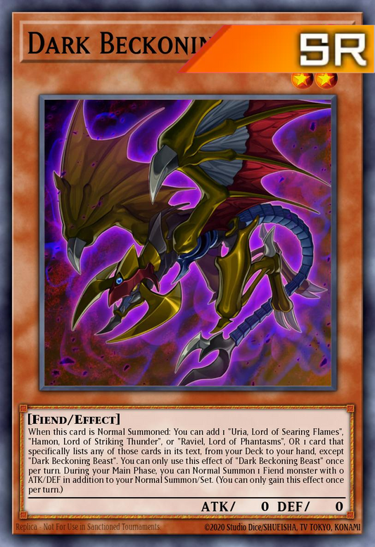 Dark Beckoning Beast - RA03-EN027 - 1st Edition - Super Rare