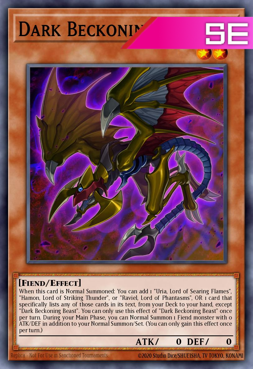 Dark Beckoning Beast - RA03-EN027 - 1st Edition - Secret Rare