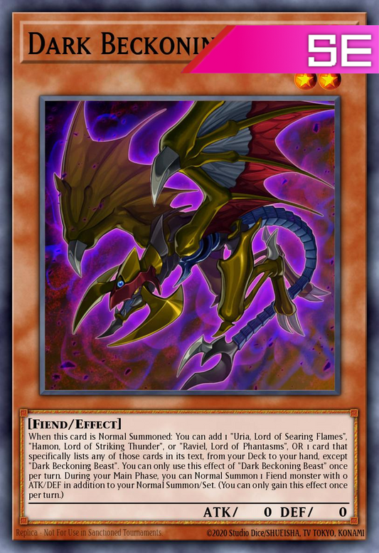 Dark Beckoning Beast - RA03-EN027 - 1st Edition - Secret Rare