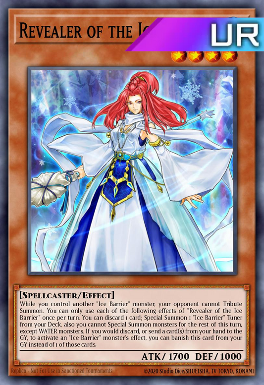 Revealer of the Ice Barrier - RA03-EN028 - 1st Edition - Ultra Rare