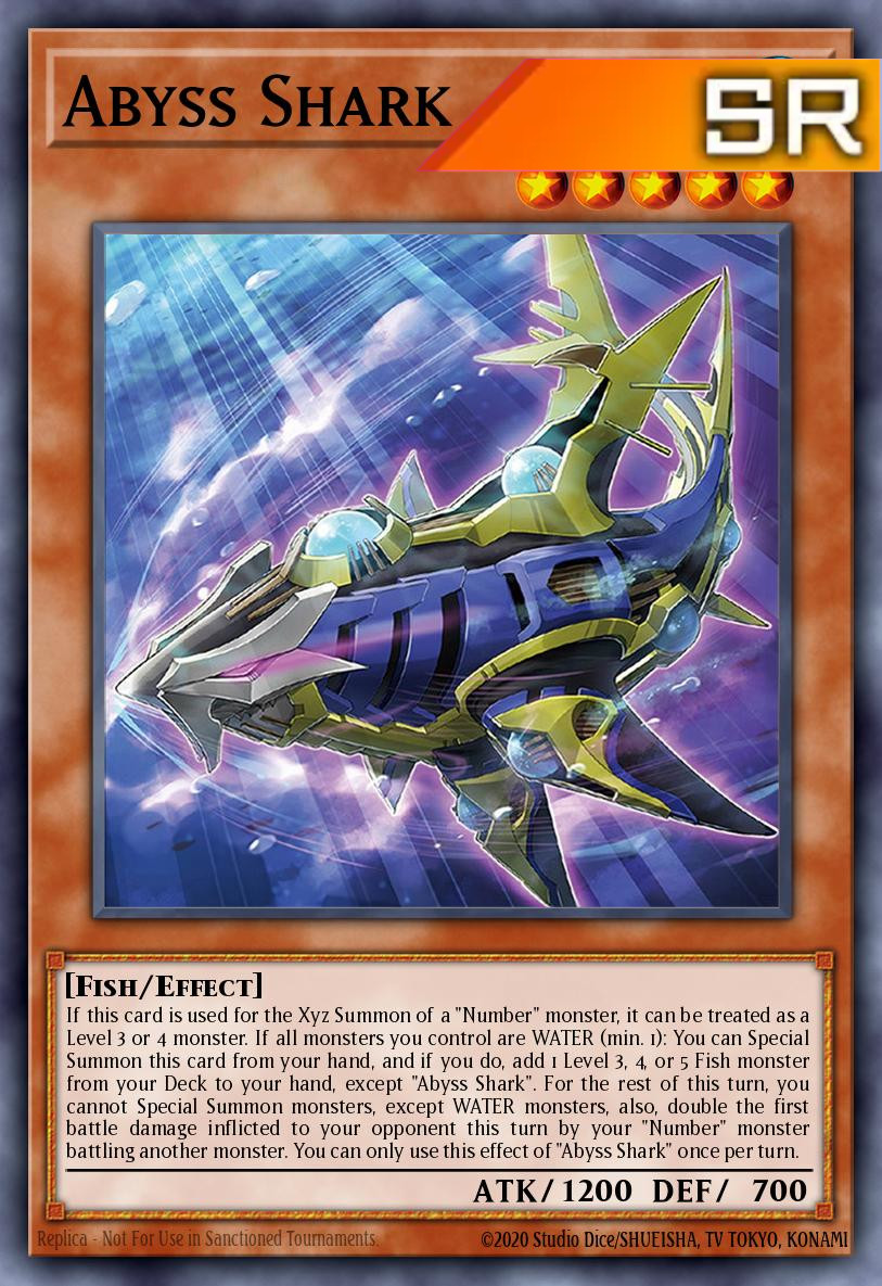 Abyss Shark - RA03-EN030 - 1st Edition - Super Rare